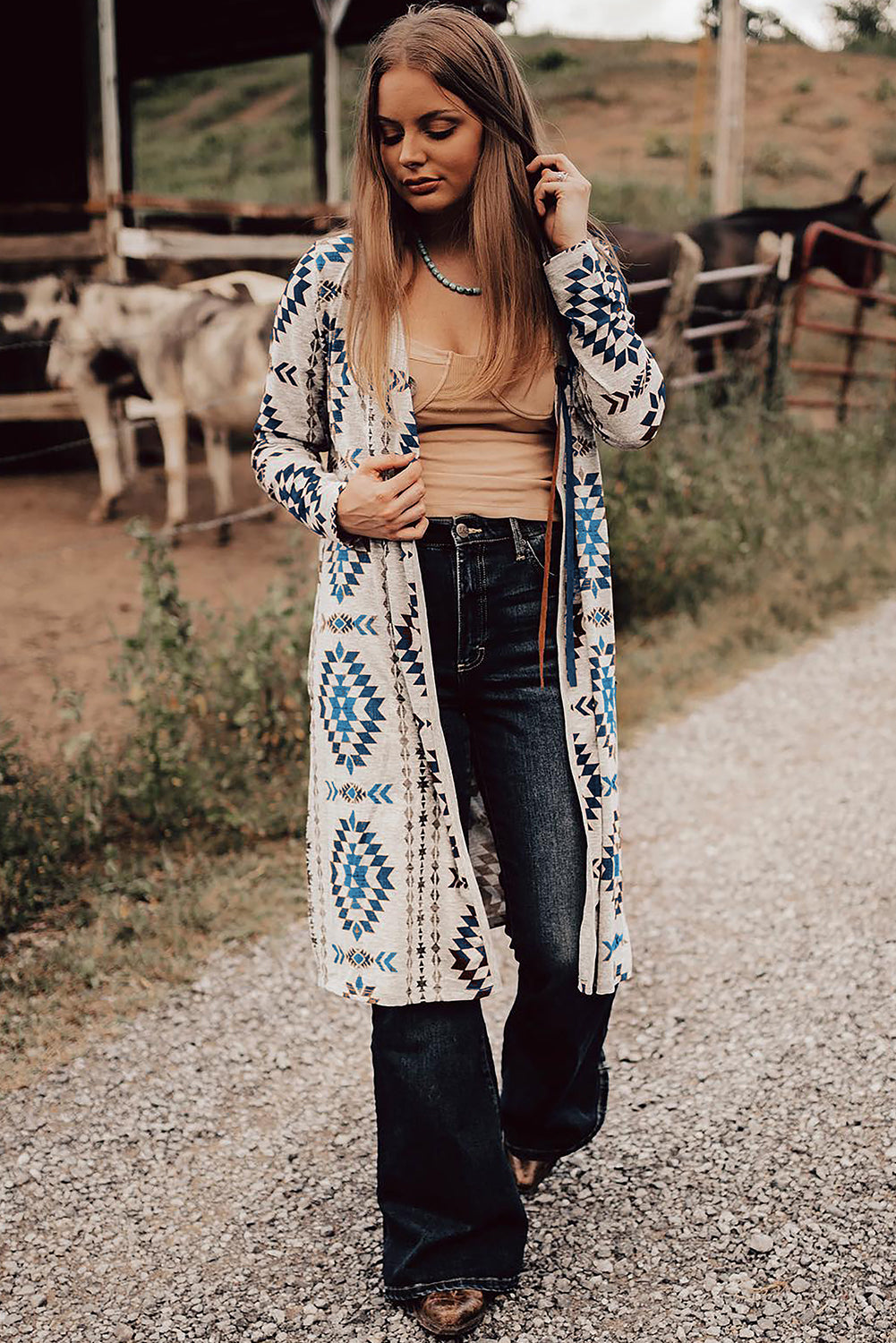 Western Aztec Sweater