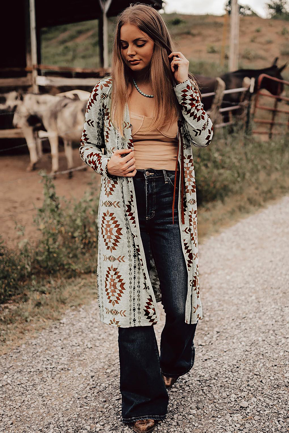 Western Aztec Sweater
