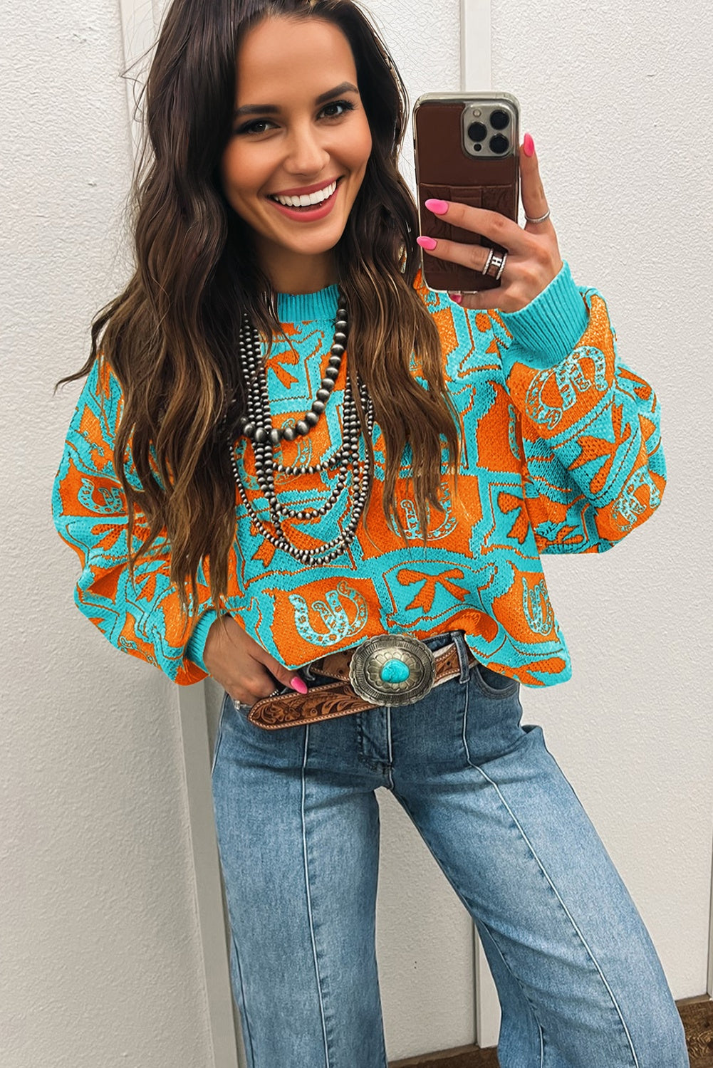 Bows & Horseshoe Sweater
