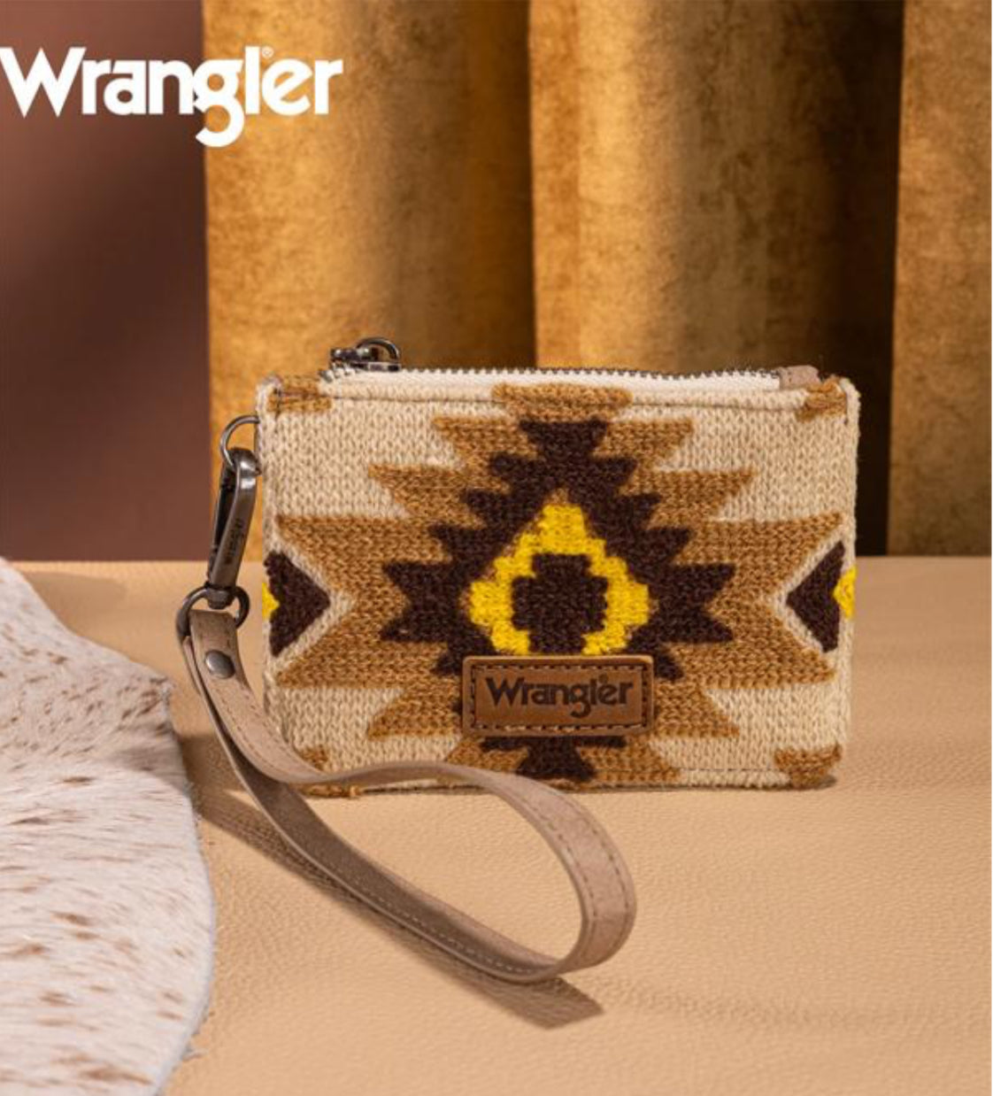 Wrangler Aztec Print Card Wallet
