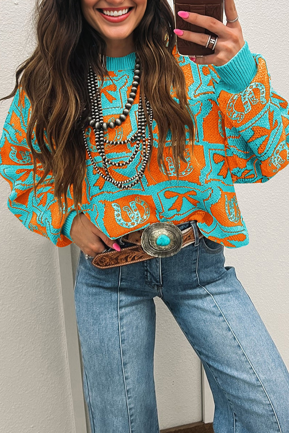 Bows & Horseshoe Sweater