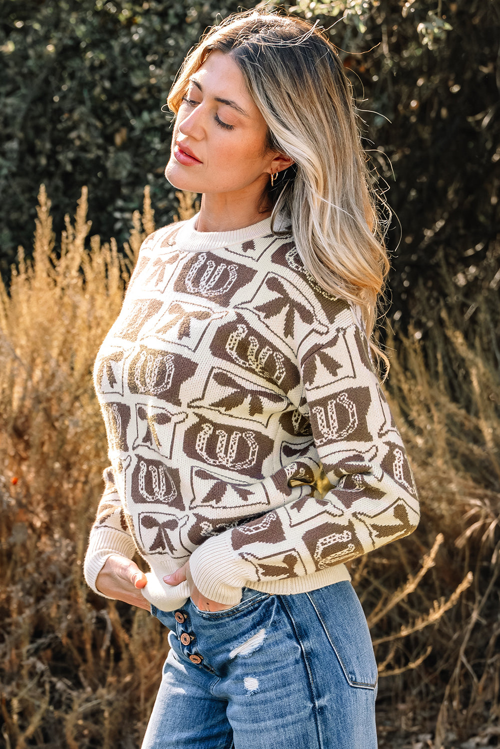 Bows & Horseshoe Sweater
