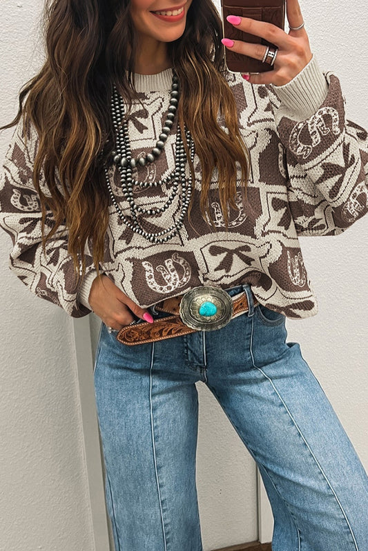 Bows & Horseshoe Sweater