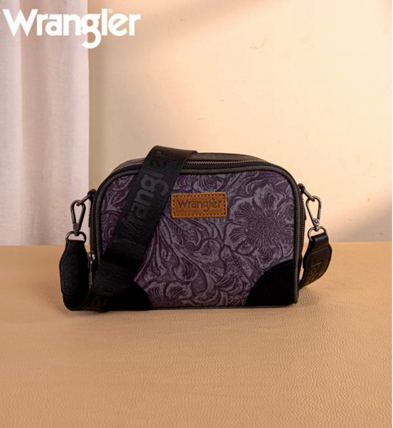Wrangler Vintage Floral Printed Small Crossbody Bag