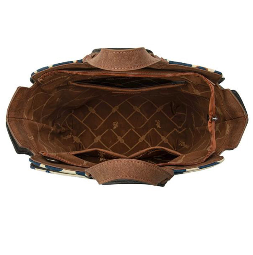 Wrangler Cow Print Concealed Carry Tote/Crossbody Purse