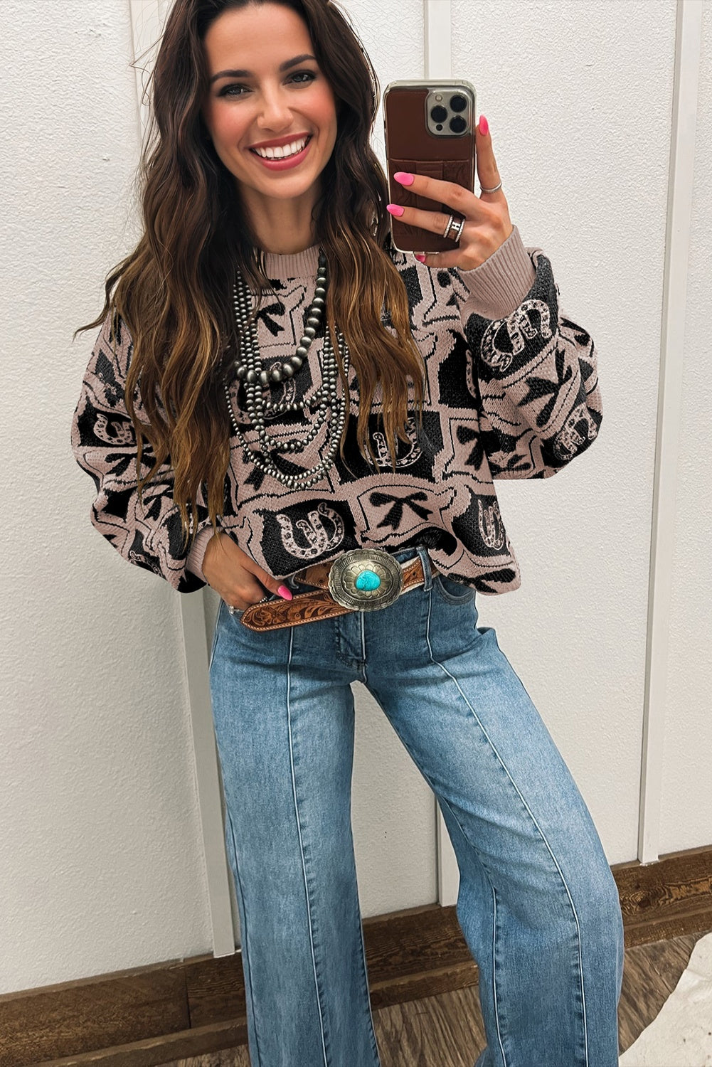 Bows & Horseshoe Sweater