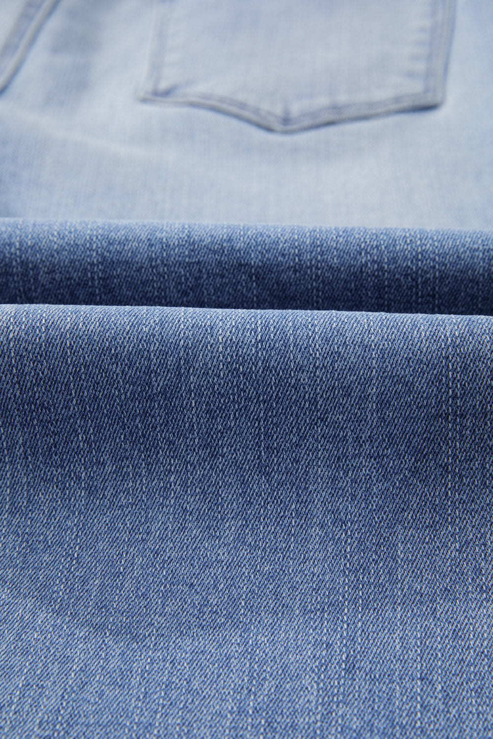 Mineral Wash Raw Hem High Waist Flared Jeans