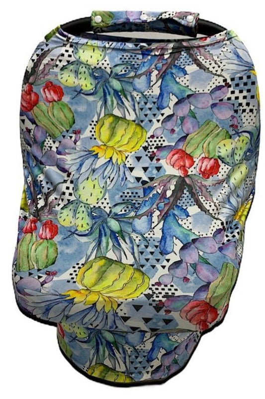 CACTUS PRINT CAR SEAT COVER