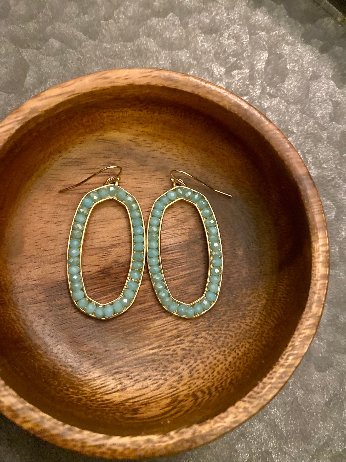 TURQUOISE DANGLE EARRINGS