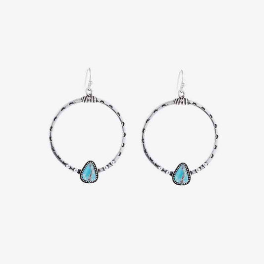 Artificial Turquoise Drop Earrings