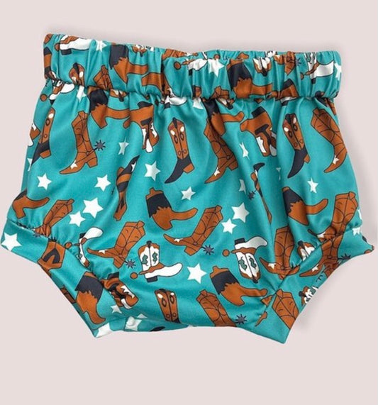 COWBOY BOOTS PRINT BLOOMERS