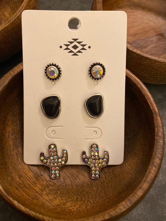 CACTUS EARRING SET